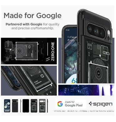 GOOGLE PIXEL 8 PRO PREMIUM ULTRA HYBRID CASE ZERO ONE | SPIGEN