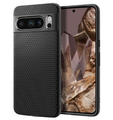 GOOGLE PIXEL 8 PRO PREMIUM SLIM LIQUID AIR CASE BLACK | SPIGEN
