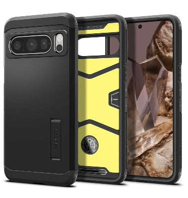GOOGLE PIXEL 8 PRO PREMIUM TOUGH ARMOR CASE BLACK | SPIGEN