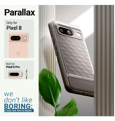 GOOGLE PIXEL 8 PREMIUM PARALLAX SERIES CASE ASH GRAY | CASEOLOGY