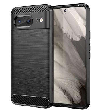 GOOGLE PIXEL 8 PREMIUM SLIM CARBON FIBRE CASE BLACK
