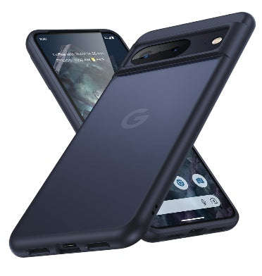 GOOGLE PIXEL 8 PREMIUM SLIM TRANSLUCENT BUMPER CASE MATTE BLACK