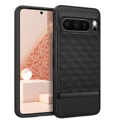 GOOGLE PIXEL 8 PRO PREMIUM PARALLAX SERIES CASE MATTE BLACK | CASEOLOGY