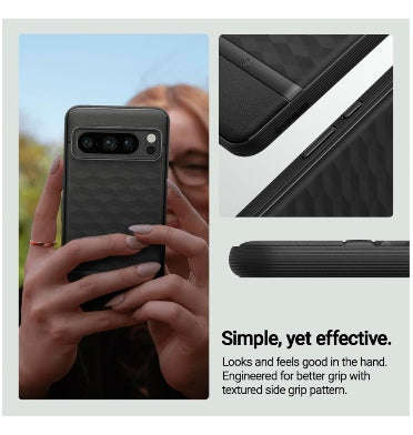 GOOGLE PIXEL 8 PRO PREMIUM PARALLAX SERIES CASE MATTE BLACK | CASEOLOGY