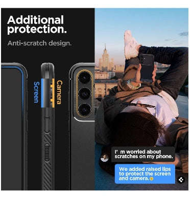 SAMSUNG GALAXY S23 FE PREMIUM RUGGED CASE BLACK | SPIGEN