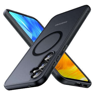 SAMSUNG GALAXY S23 FE PREMIUM MAGSAFE CASE TRANSLUCENT BLACK | MEIFIGNO