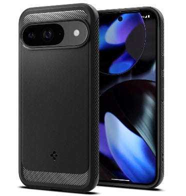 GOOGLE PIXEL 9 / 9 PRO PREMIUM RUGGED ARMOR CASE BLACK
