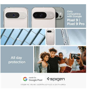 GOOGLE PIXEL 9 / 9 PRO PREMIUM SLIM ULTRA HYBRID CASE CLEAR | SPIGEN