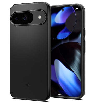 GOOGLE PIXEL 9 / 9 PRO PREMIUM SLIM THIN FIT CASE BLACK | SPIGEN