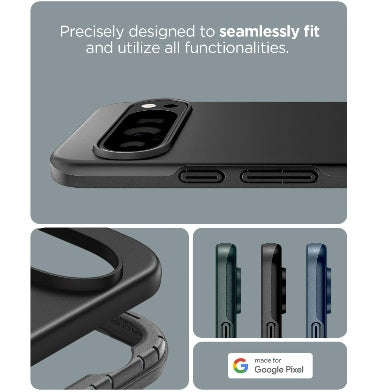 GOOGLE PIXEL 9 / 9 PRO PREMIUM SLIM THIN FIT CASE BLACK | SPIGEN