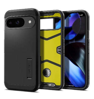 GOOGLE PIXEL 9 / 9 PRO PREMIUM TOUGH ARMOR CASE BLACK | SPIGEN