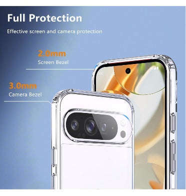 GOOGLE PIXEL 9 / 9 PRO SLIM TPU BUMPER CASE CLEAR | CASE88