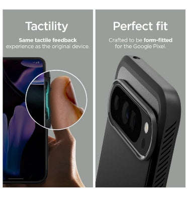 GOOGLE PIXEL 9 PRO XL PREMIUM RUGGED ARMOR CASE BLACK