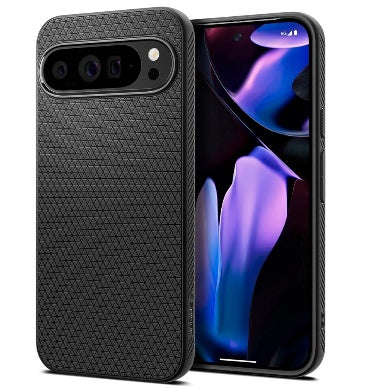 GOOGLE PIXEL 9 PRO XL PREMIUM SLIM LIQUID AIR CASE BLACK | SPIGEN