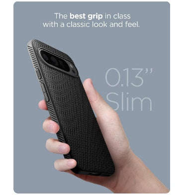 GOOGLE PIXEL 9 PRO XL PREMIUM SLIM LIQUID AIR CASE BLACK | SPIGEN