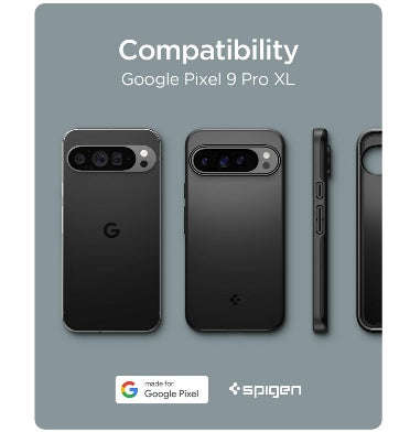 GOOGLE PIXEL 9 PRO XL PREMIUM SLIM THIN FIT CASE BLACK | SPIGEN