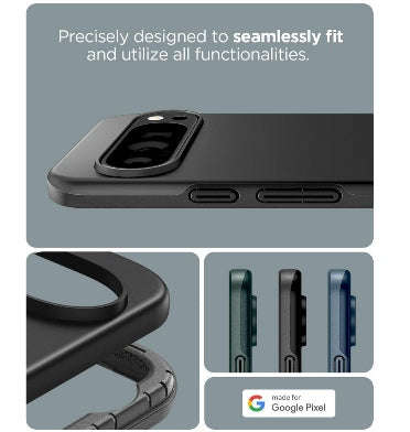 GOOGLE PIXEL 9 PRO XL PREMIUM SLIM THIN FIT CASE BLACK | SPIGEN