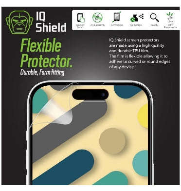 GOOGLE PIXEL 9 PRO XL PREMIUM CLEAR FILM SCREEN PROTECTOR 2PK | IQSHIELD