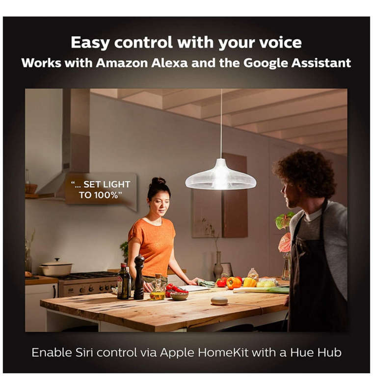 PHILIPS HUE A21 SMART BULB WHITE