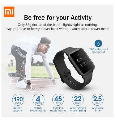 XIAOMI HUAMI AMAZFIT BIP BLACK