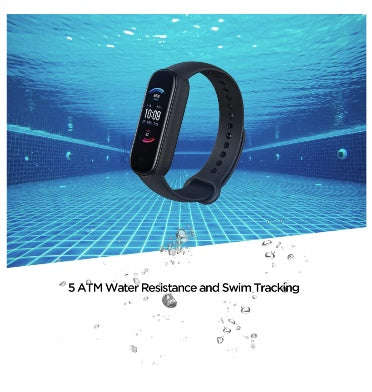 XIAOMI AMAZFIT BAND 5 FITNESS TRACKER WITH ALEXA BLACK