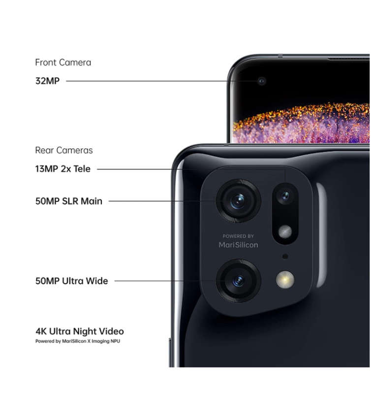 OPPO FIND X5 PRO 256GB/12GB RAM DUAL SIM GLAZE BLACK NEW/OPEN BOX