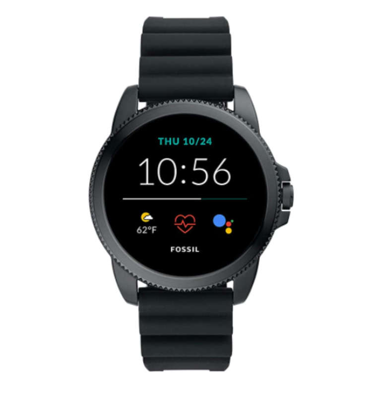 FOSSIL GEN 5E SMARTWATCH BLACK SILICONE (2021)