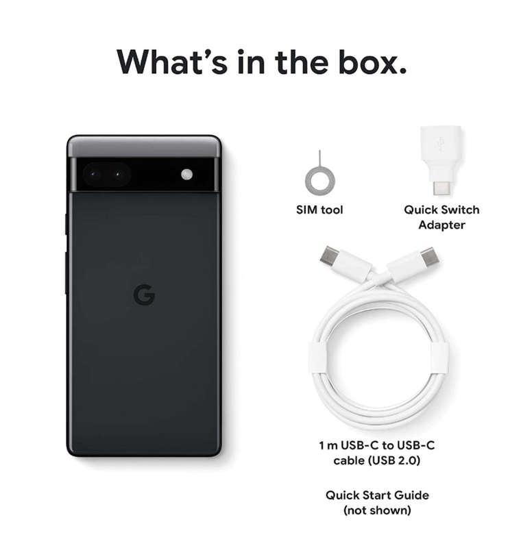 GOOGLE PIXEL 6A 128GB/6GB CHARCOAL
