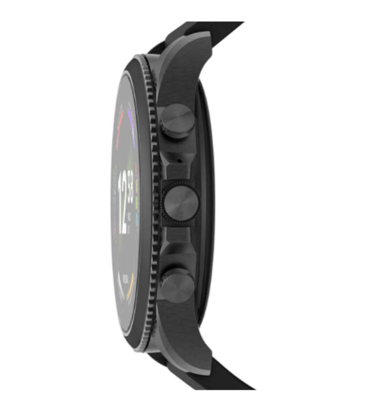FOSSIL GEN 6 SMARTWATCH BLACK SILICONE (2021)