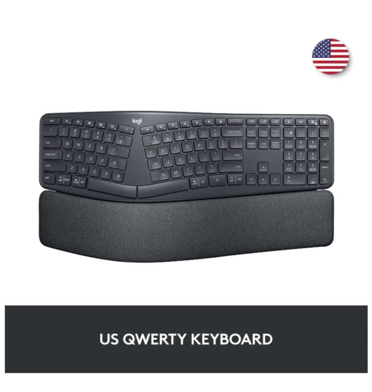 LOGITECH ERGO K860 WIRELESS SPLIT ERGONOMIC KEYBOARD