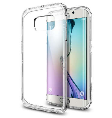 SAMSUNG GALAXY S6 EDGE PREMIUM AIR CUSHION HYBRID CASE CRYSTAL CLEAR | SPIGEN
