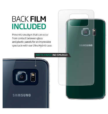 SAMSUNG GALAXY S6 EDGE PREMIUM AIR CUSHION HYBRID CASE CRYSTAL CLEAR | SPIGEN