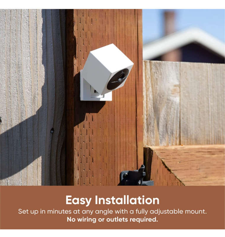 WYZE CAM OUTDOOR V2 SMART HOME CAMERA STARTER BUNDLE