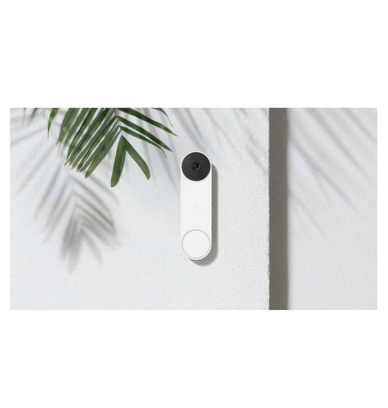 GOOGLE NEST HELLO VIDEO DOORBELL WIRELESS (2021) ASH GRAY