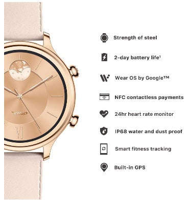 TICWATCH C2 SMARTWATCH ROSE GOLD