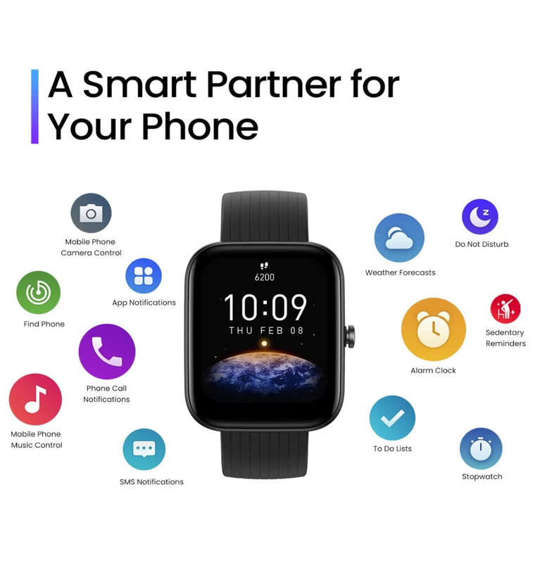 XIAOMI AMAZFIT BIP 3 PRO BLACK