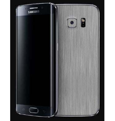 SAMSUNG GALAXY S6 EDGE PREMIUM 3M CARBON FIBRE BACK SKIN TITANIUM | DBRAND
