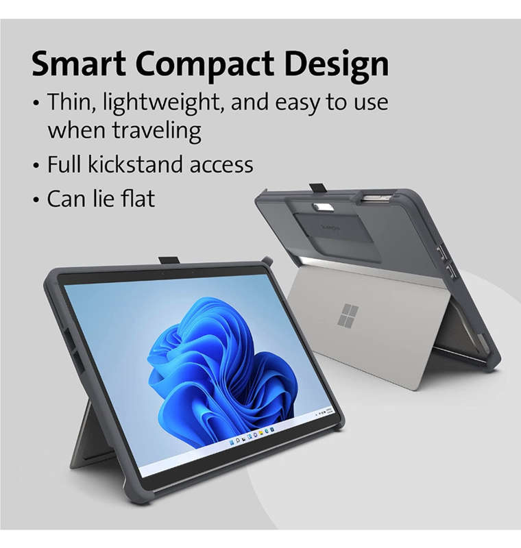 MICROSOFT SURFACE PRO 9 BLACKBELT RUGGED CASE BLACK | KENSINGTON