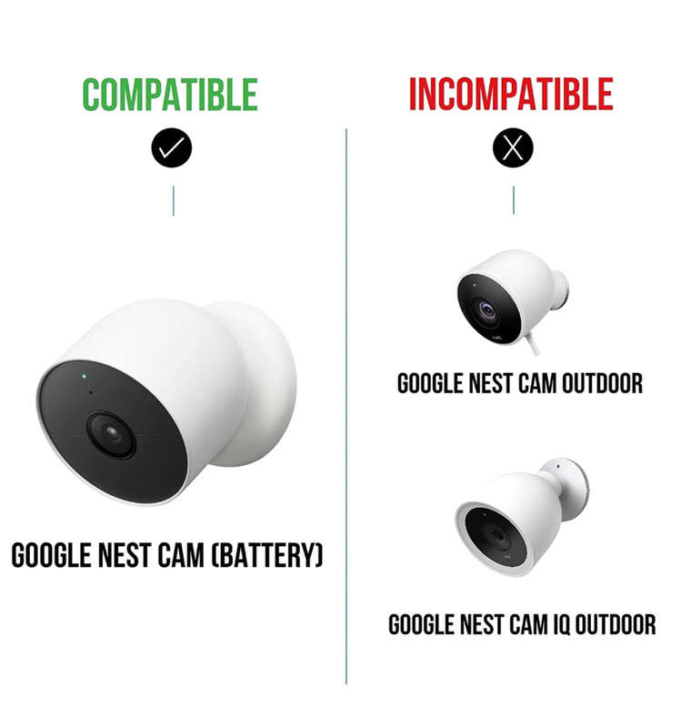 GOOGLE NEST CAM INDOOR/OUTDOOR SECURITY CAMERA WIRELESS ANTI-THEFT MOUNT | WASSERSTEIN