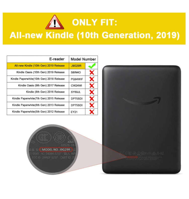 AMAZON KINDLE (2019) PREMIUM SLIM PROTECTIVE FLIP COVER ANCIENT MAP | FINTIE