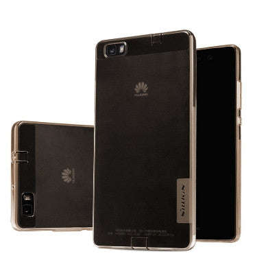 HUAWEI ASCEND P8 LITE PREMIUM ULTRA SLIM CASE CLEAR BROWN | NILKIN