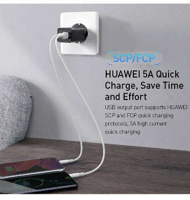BASEUS 65W GAN USB-C PD FAST CHARGING WALL CHARGER