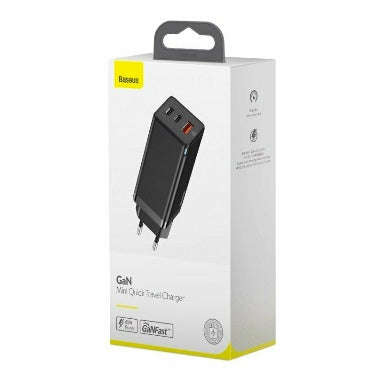 BASEUS 65W GAN USB-C PD FAST CHARGING WALL CHARGER