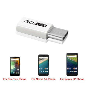 USB-C TO MICRO USB ADAPTER 2PK WHITE | TECHMATTE