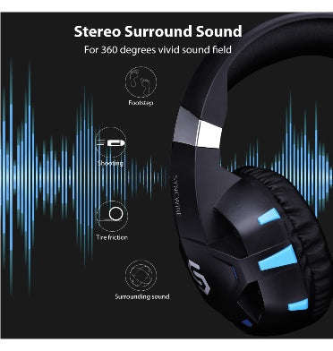 SYNCWIRE GAMING HEADSET WITH MIC BLUE