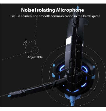 SYNCWIRE GAMING HEADSET WITH MIC BLUE