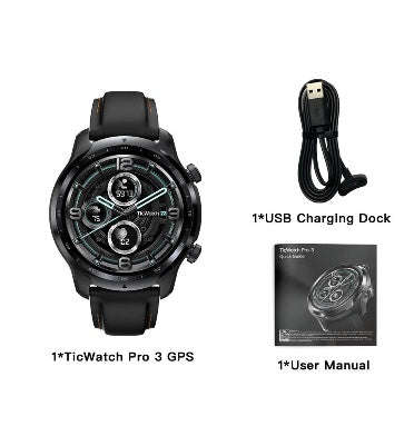 TICWATCH PRO 3 GPS SMARTWATCH SHADOW BLACK