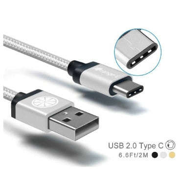 USB-C TO USB 2.0 TYPE A 2M BRAIDED GOLD | I-ORANGE