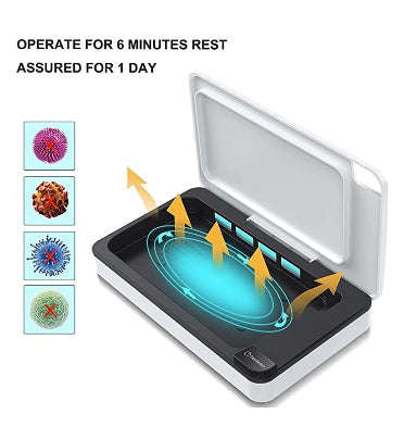 PORTABLE MOBILE PHONE UV SANITIZER WHITE | IVSO