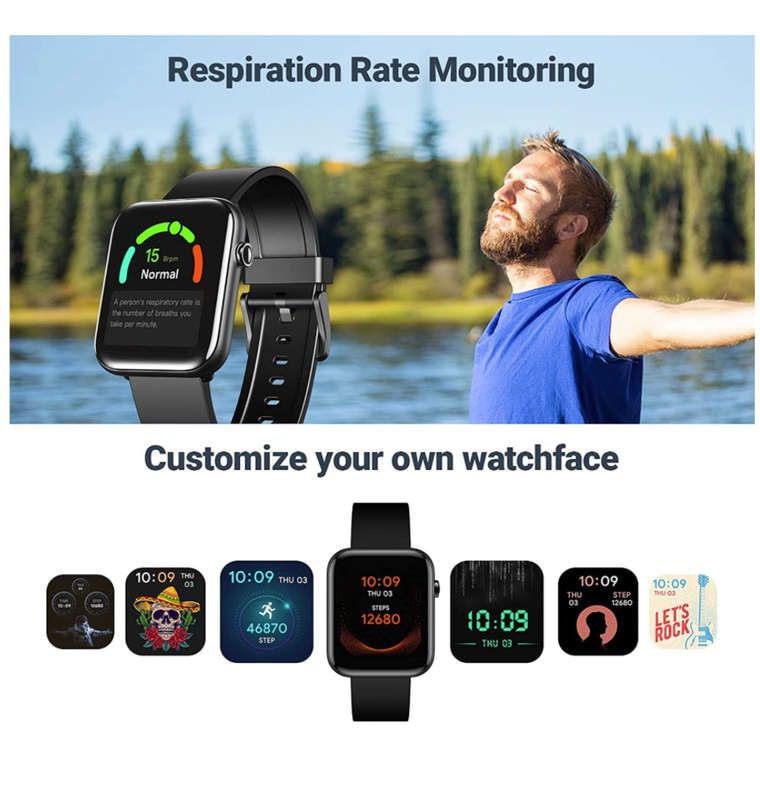 TICWATCH GTH SMARTWATCH BLACK
